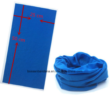 Custom Made One Color Dyed Polyester Multifunctional Outdoor Sports Neck Tube Headscarf